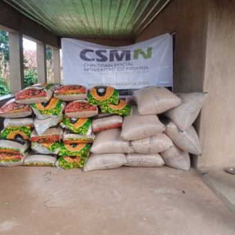 Relief Distribution to IDPs: Tagama IDP Camp, Samaru, Kataf, Southern Kaduna - 2nd Oct 2021